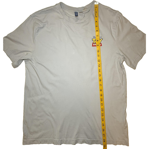 Disney Pixar Toy Story Shirt Mens Large Blue Short Sleeve Logo Graphic Movie Tee - Picture 6 of 6